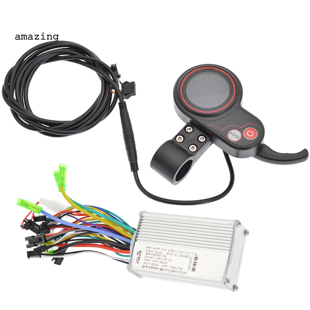 1 Bộ Điều Khiển Xe Đạp Điện Không Chổi Than ABS Màn Hình LCD