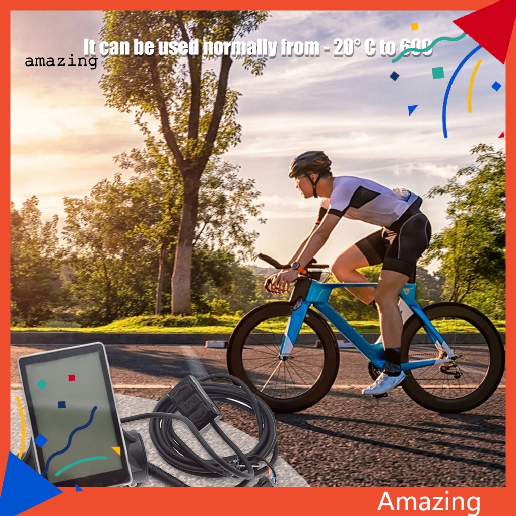 1 Bộ Điều Khiển Tốc Độ Xe Đạp Điện Mini Bằng ABS Mỏng Chống Mài Mòn
