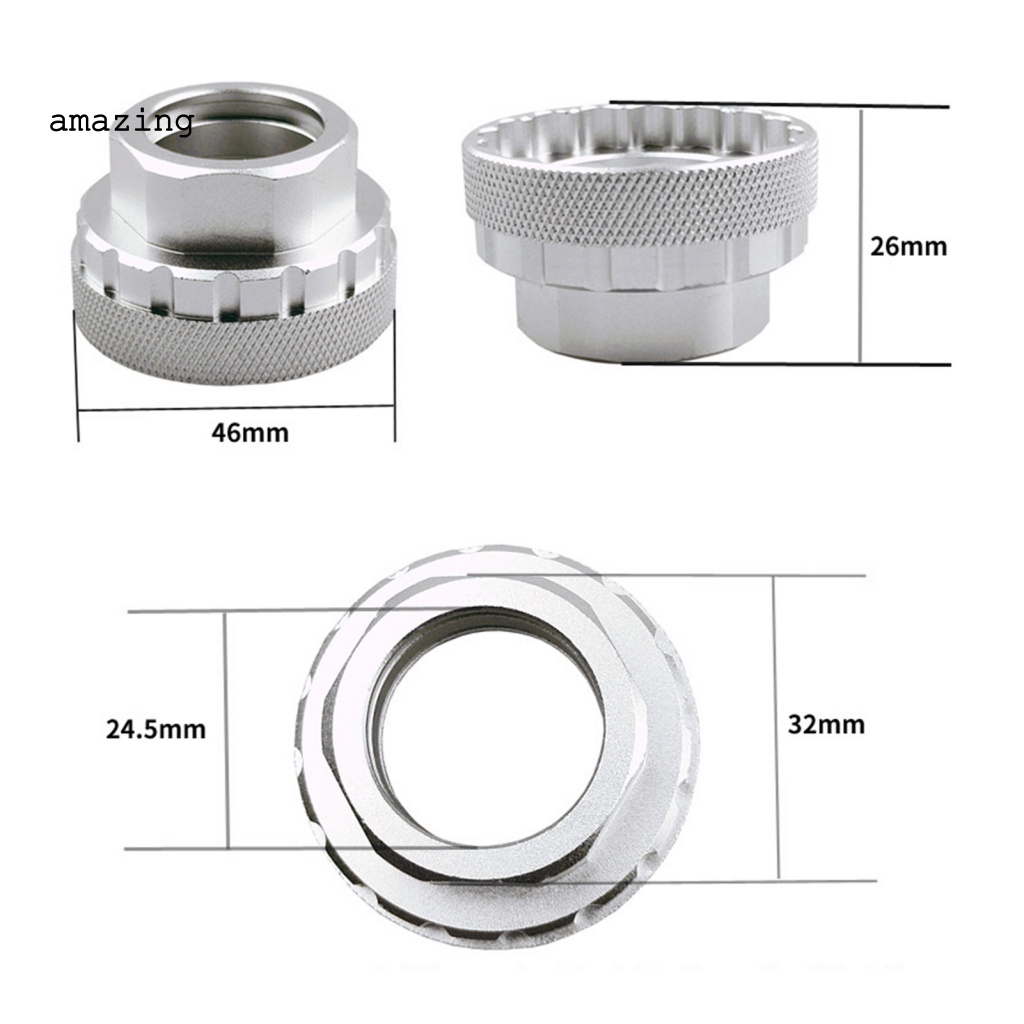 Bộ Dụng Cụ Tháo Trục Khuỷu Xe Đạp Bằng Hợp Kim Nhôm 12 Tốc Độ Cho Shimano M7100 / M8100 / M9100
