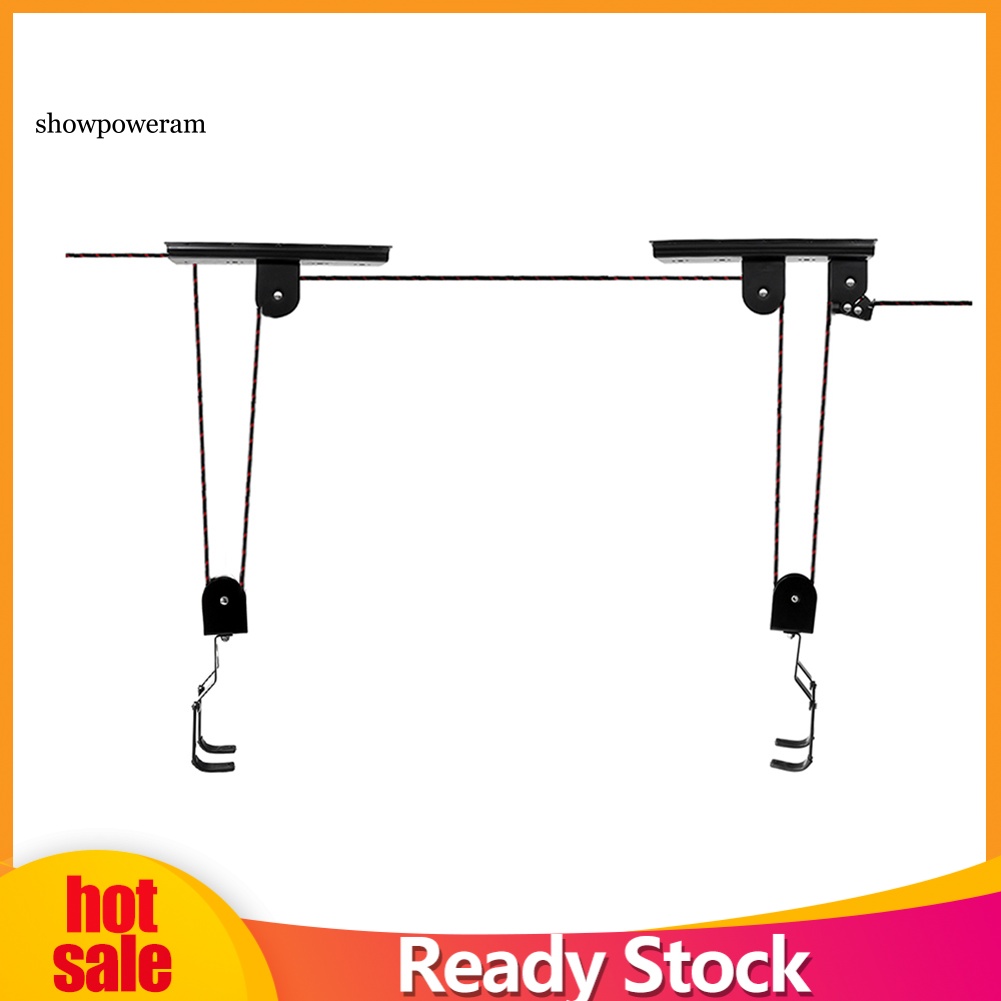 Móc Ròng Rọc Treo Xe Đạp Bằng Kim Loại Tiện Dụng