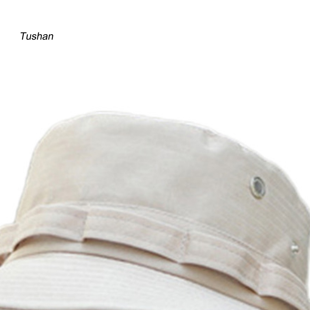 Mũ Ngư Dân Vành Rộng Màu Sắc Đơn Giản Có Thể Điều Chỉnh Kích Cỡ Dành Cho Nam Và Nữ