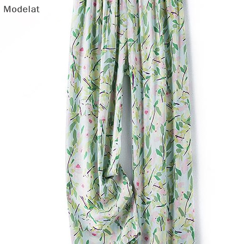 Mfc Quần ống rộng Chất Liệu Cotton Lụa Thời Trang Mùa Hè Cho Nữ