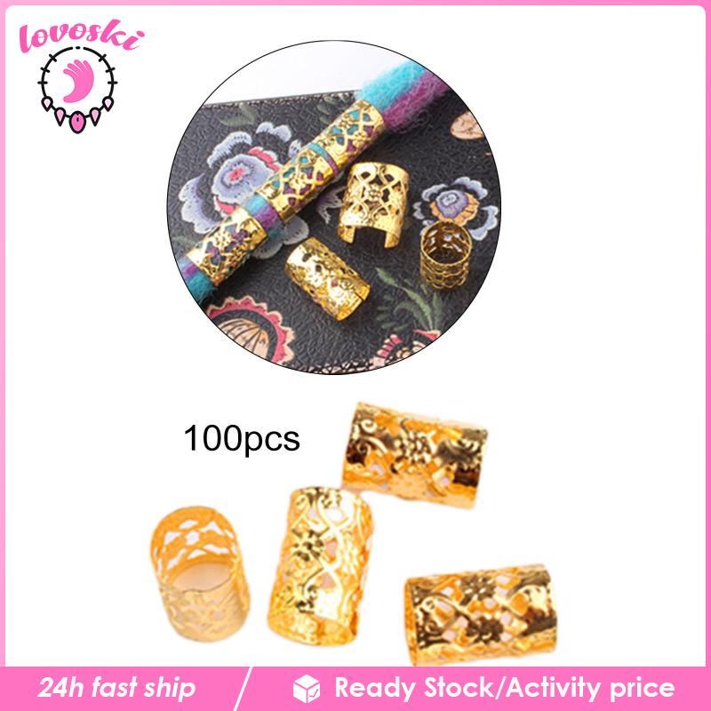 [Lovoski] Set 100 Kẹp Kim Loại Tạo Kiểu Tóc Tết Bím