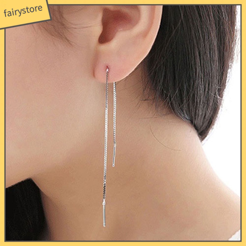 Bông Tai Dáng Dài Thời Trang Hàn Quốc Cho Nữ