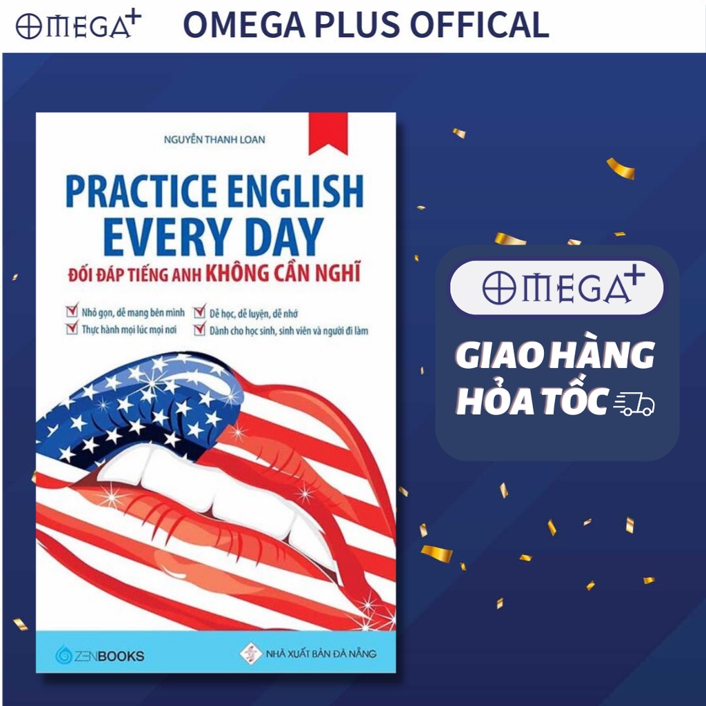 Sách: Practice English Every Day - Đối Đáp Tiếng Anh Không Cần Nghĩ (Sài Gòn Books)