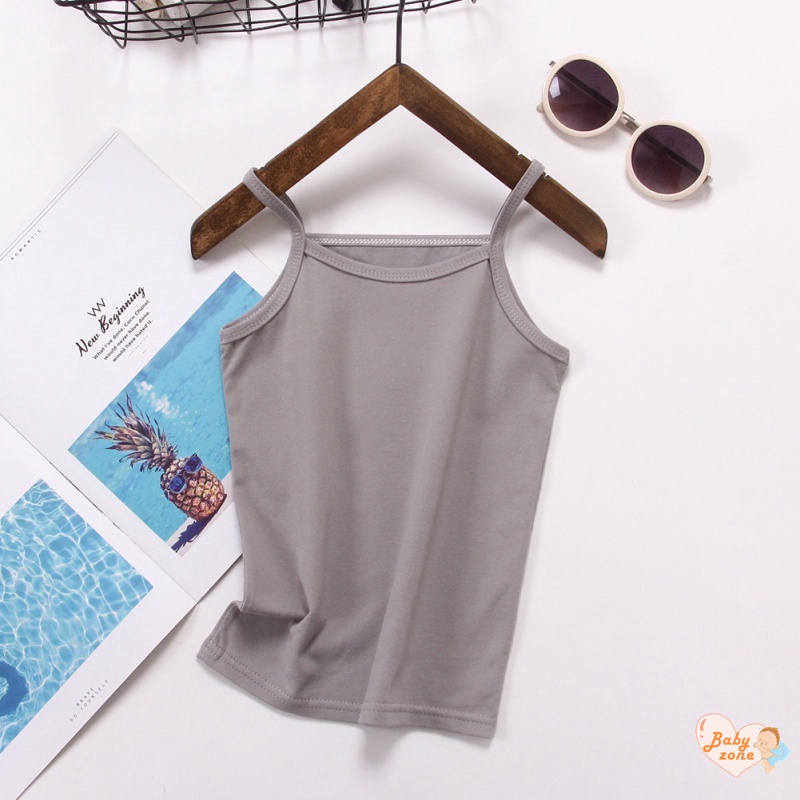 Áo Lót Hai Dây Bằng Vải Cotton In Hoa Thời Trang Mùa Hè Cho Bé Gái