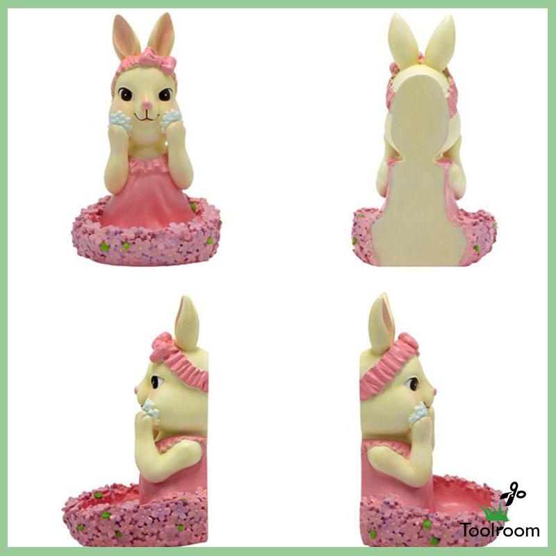 Khay Đựng Trang Sức Hình Thỏ Bằng Nhựa Resin Hiện Đại Cho Phòng Khách / Văn Phòng