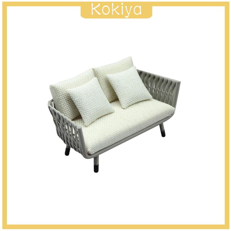 Ghế Sofa Mini Tỉ Lệ 1 / 12 Trang Trí Nhà Búp Bê