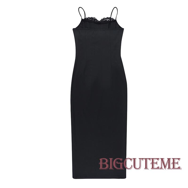 [] - Đầm Hai Dây Dáng Dài Ôm Sát Thời Trang Mùa Hè Cho Nữ
