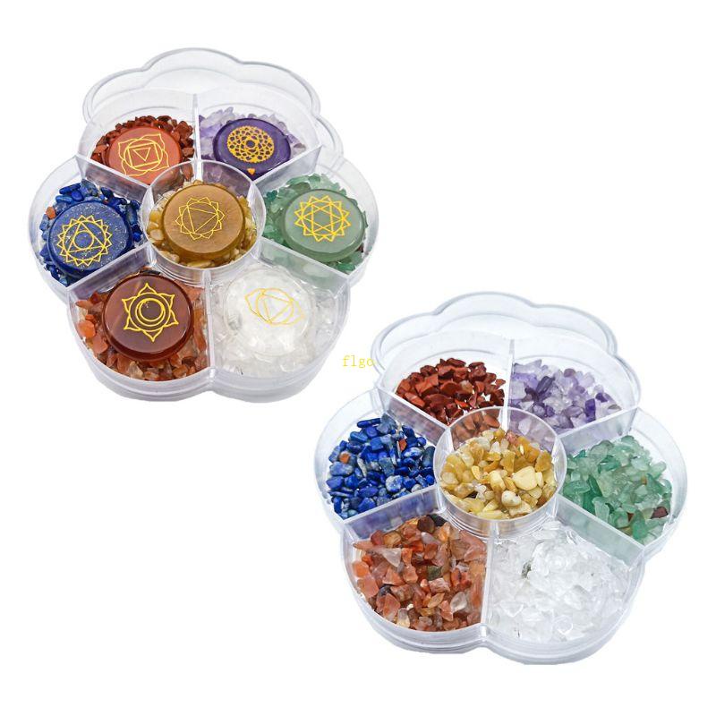 Hạt Đá Chakras Dùng Làm Trang Sức DIY