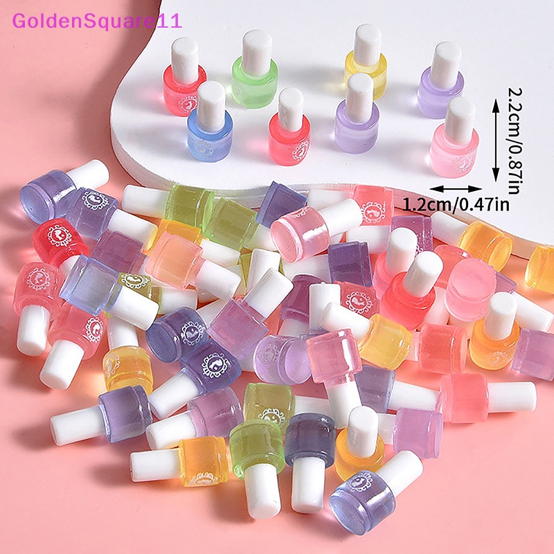Bộ 5 Lọ Sơn Móng Tay Dạ Quang Bằng Nhựa Resin DIY
