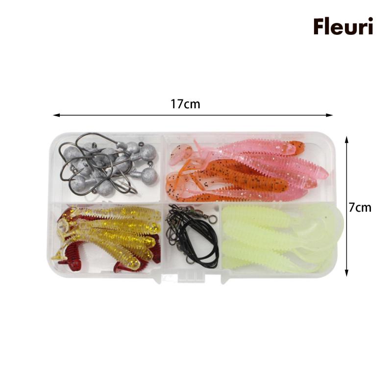 Set 75 Mồi Câu Cá Giả Cá Hồi