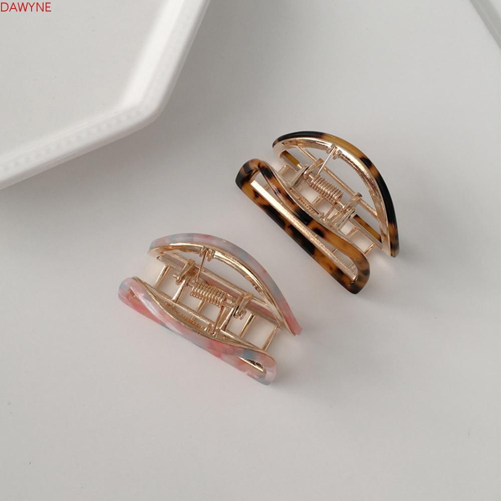 Kẹp Tóc Đuôi Ngựa Hình Bán Nguyệt Bằng Axit Acetic Đơn Giản Thời Trang