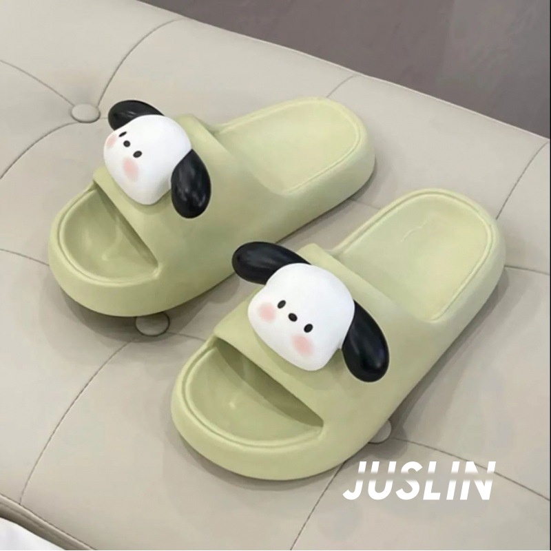 JUSLIN dép dép nữ dép bánh mì nữ dép bánh mì nữ 2023 NEW 060809