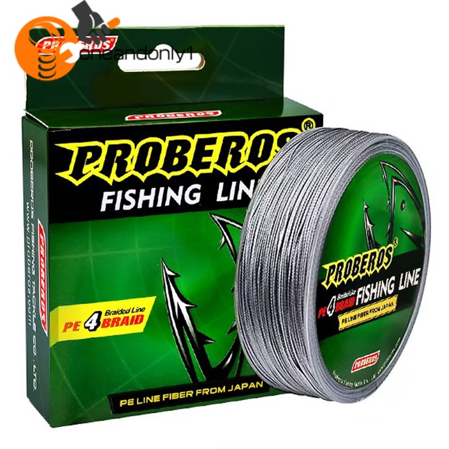 1 Cuộn Dây Câu Cá Bện 4 Sợi Chất Lượng Cao 0.4M 100m#-10# Cuộn Dây Pe Bện 6-100lb Siêu Co Giãn Nhiều Màu