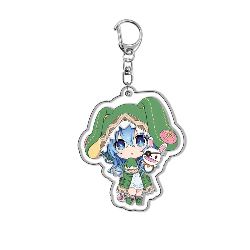 Móc Chìa Khóa acrylic Hình Nhân Vật Phim date a live Nhật Bản