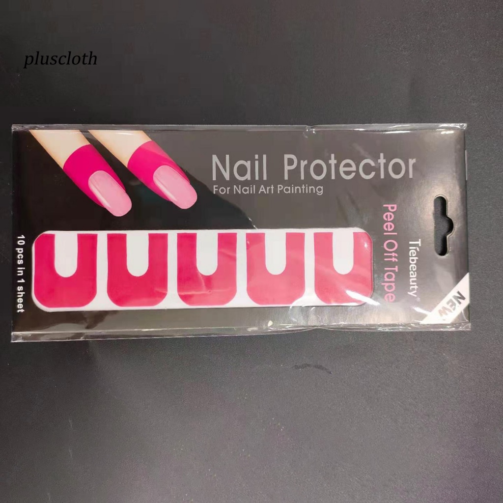 Cuộn Băng Keo Dán Móng Hình Chữ U Chống Lem Dùng Một Lần