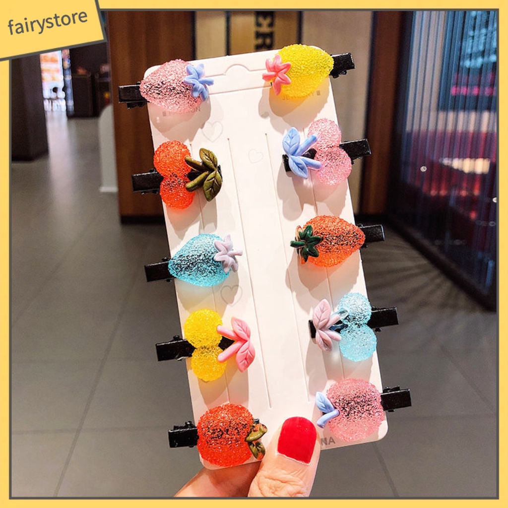 Kẹp Tóc Hình Cây Kem Dễ Thương Cho Bé Gái