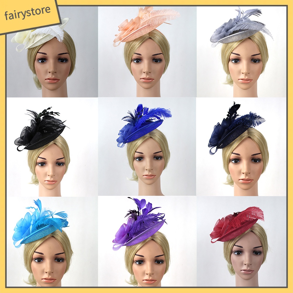 Kẹp Tóc Hình Nón Lưới Phối Mạng Che Mặt Cho Phái Nữ