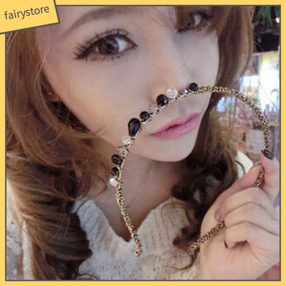 Băng Đô Cài Tóc Đính Đá Nhiều Màu Sắc Lấp Lánh