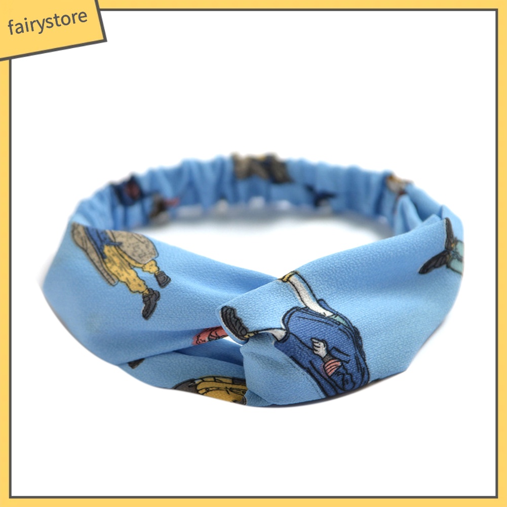 Băng Đô Thắt Nút Co Giãn Thời Trang Cho Nữ