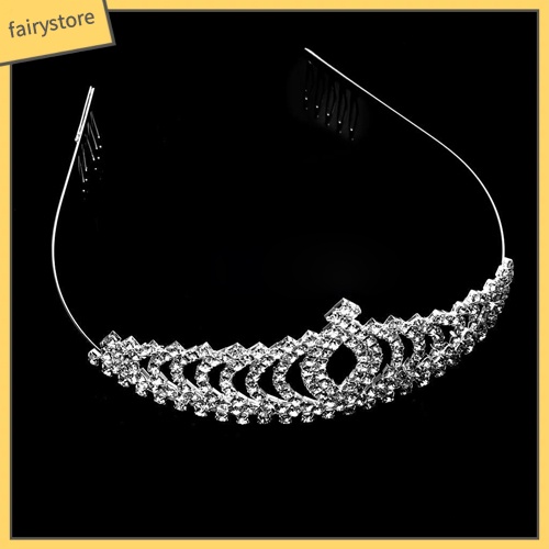 Vương Miện Đính Đá Lấp Lánh Sang Trọng Cho Cô Dâu