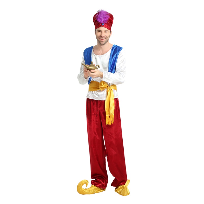 Bộ Đồ Hóa Trang Thành Hoàng Tử Aladdin Disney Kèm Đèn Cho Bé Trai