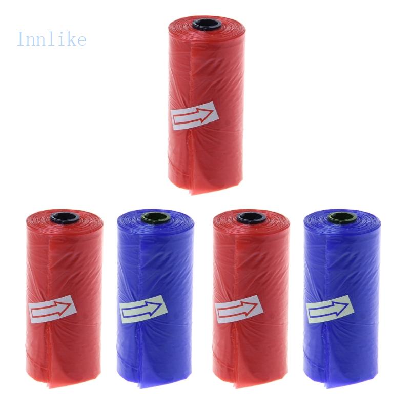 Set 5 Cuộn Túi Đựng Rác Gắn Xe Đẩy Em Bé Dùng Một Lần