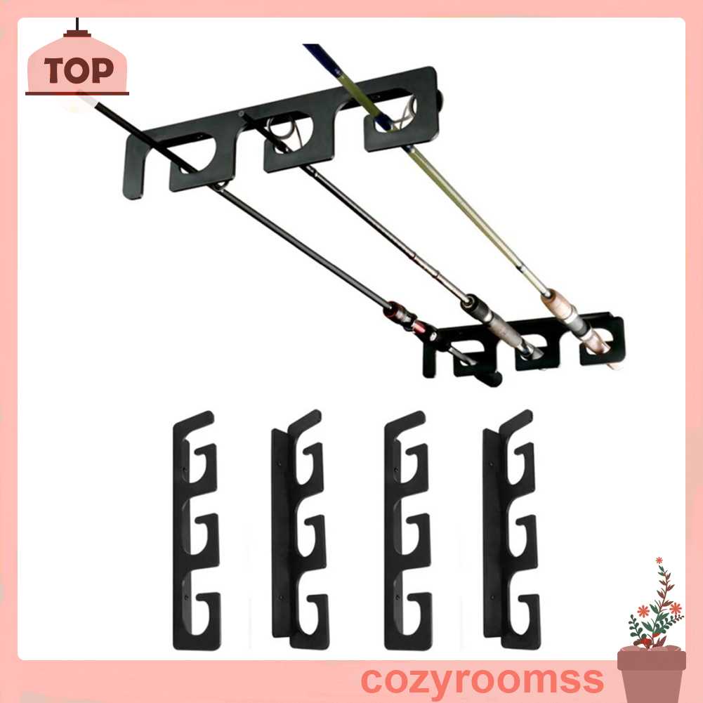 Set 2 Cặp Giá Đỡ Cần Câu Cá Bằng Nhựa Acrylic Chất Lượng Cao