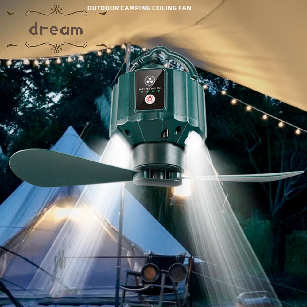 【DREAMLIFE】Electric Fan Portable Rechargeable Right Rotating Safety USB Air Cooled