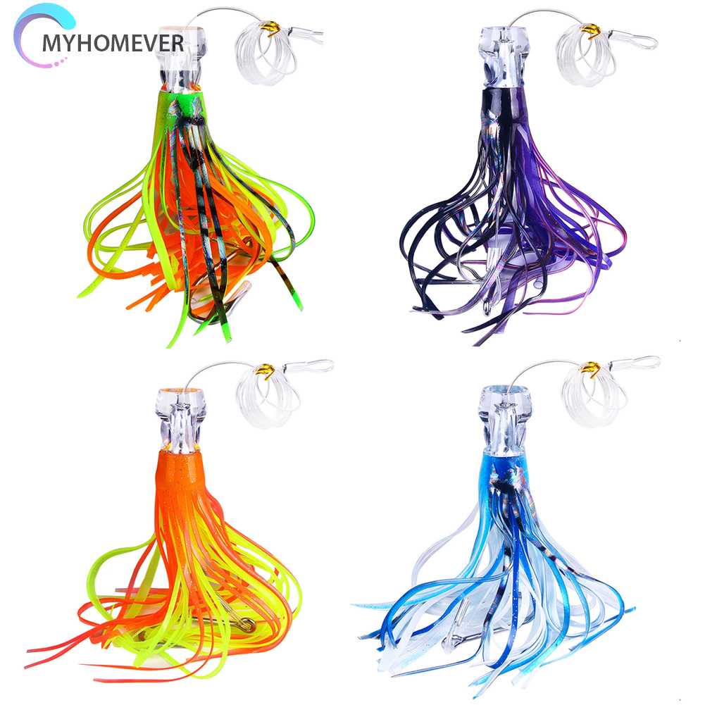 Mồi Câu Cá Giả Hình Bạch Tuộc Mềm Mại 22cm 100g