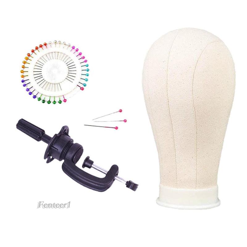 [Fenteer1] Đầu Ma Nơ Canh Vải Canvas Làm / Khô / Tạo Kiểu Tóc 21inch