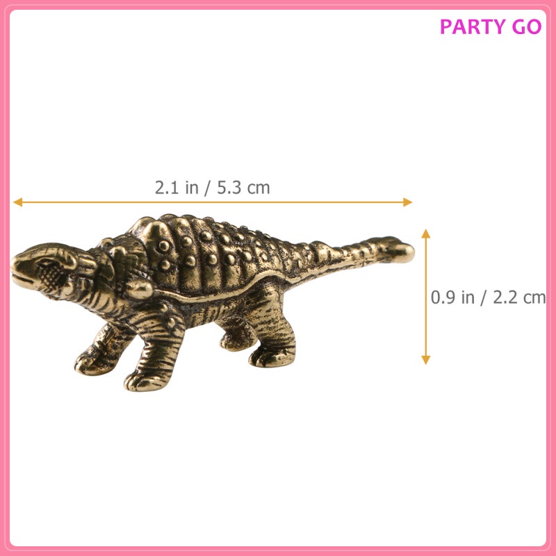 Đồ trang trí Khủng Long Bằng Đồng Thau Để Bàn Trang Trí Phong Cách Vintage