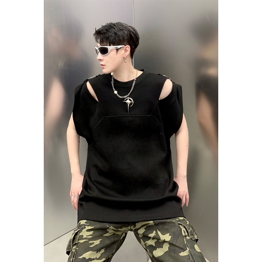 Áo Thun Không Tay Phong Cách Đường Phố Thời Trang Mùa Hè 2023 Mới