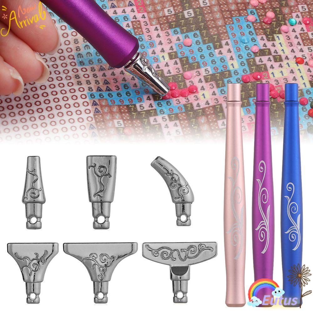 Set 10 Đầu Bút Thêu Tranh Chữ Thập Thủ Công DIY