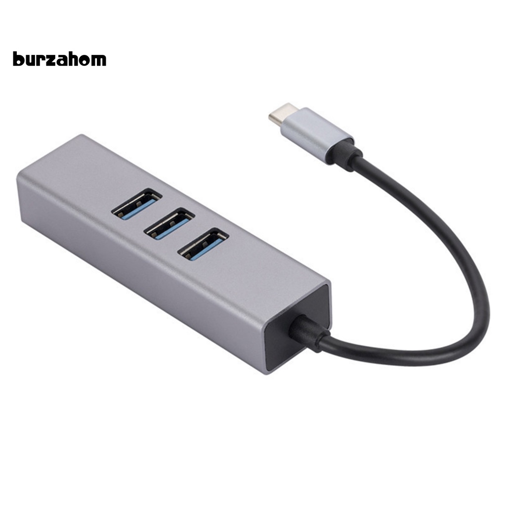 Cáp Chia Cổng Usb 3.0 Type-C Sang Rj45 Đa Năng Cho Máy Tính