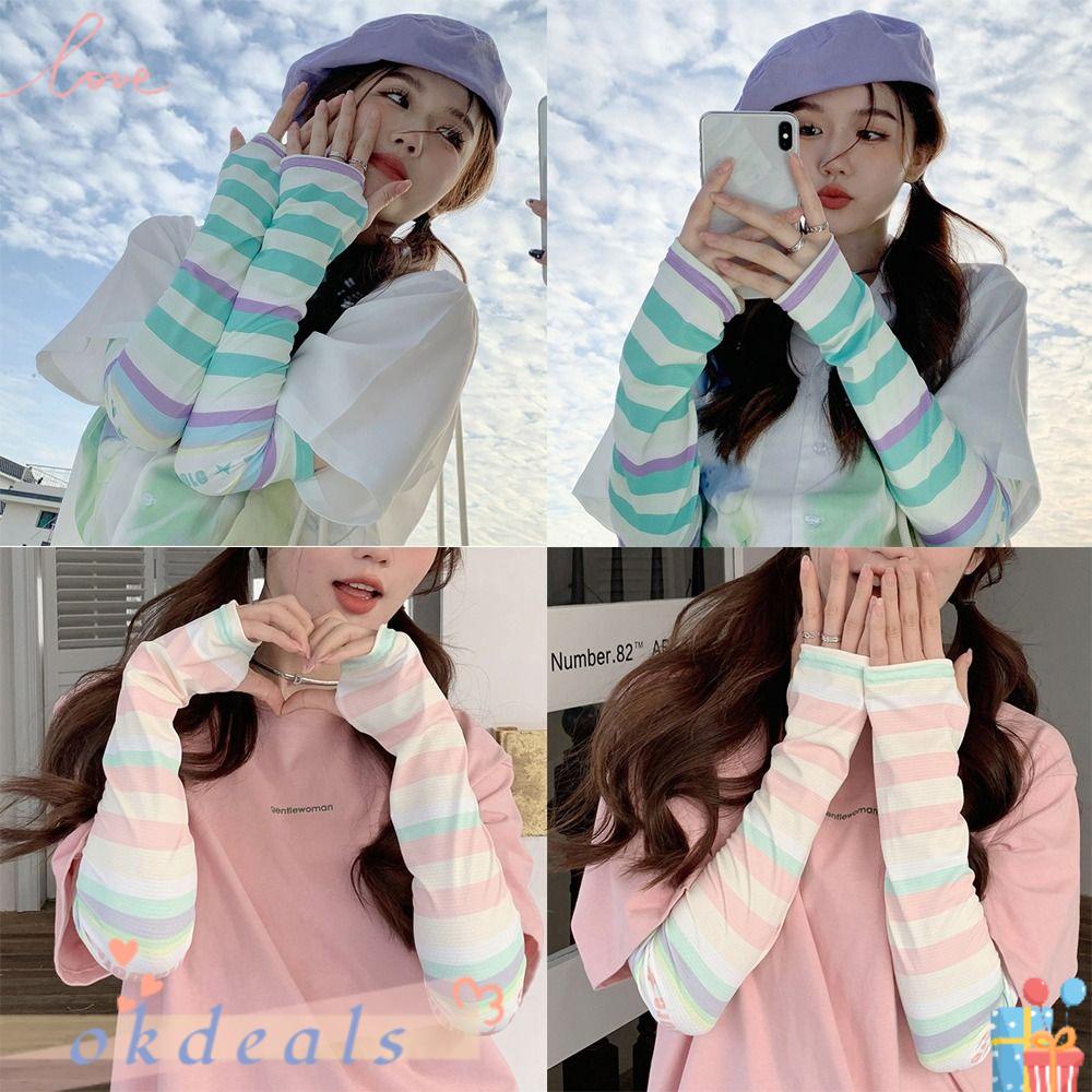 Găng Cánh Tay Chống Nắng Làm Mát Mùa Hè Sự Bảo Vệ