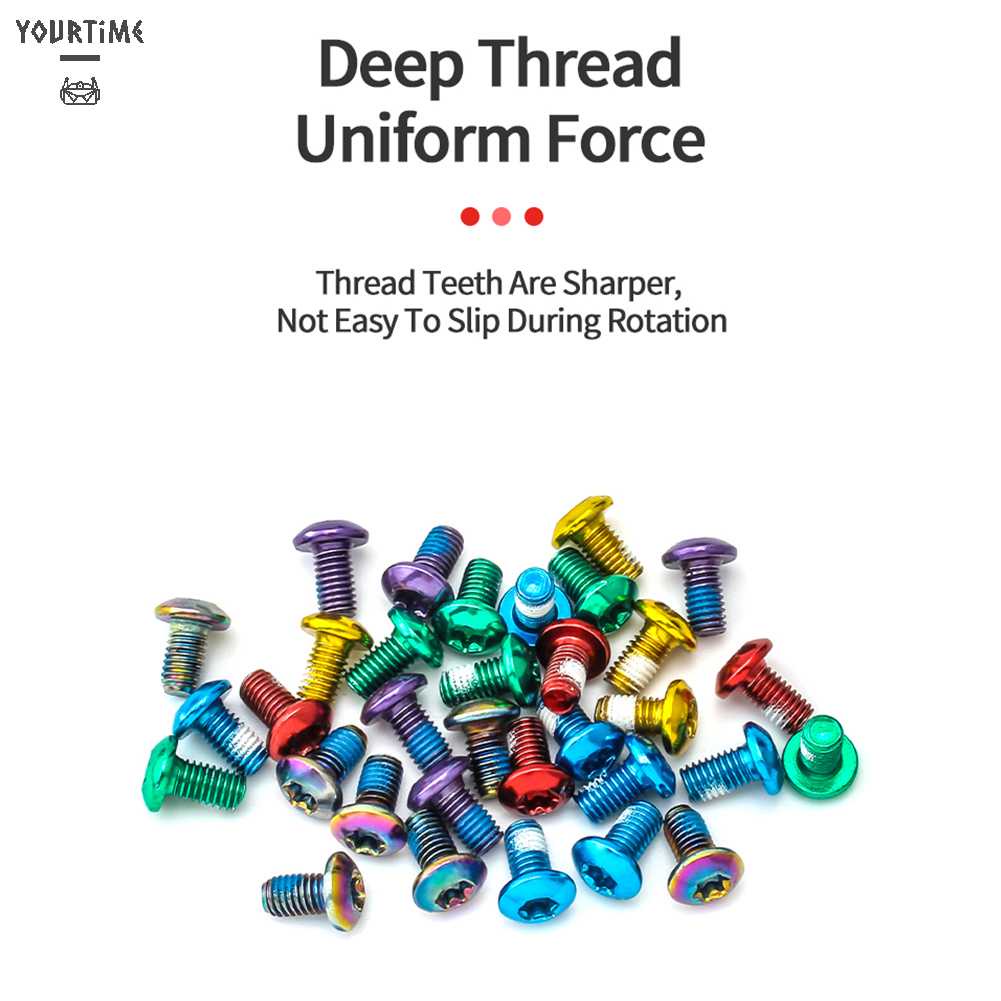 Bộ 12 Ốc Vít T25 M5x9mm Cho Đĩa Phanh Xe Đạp