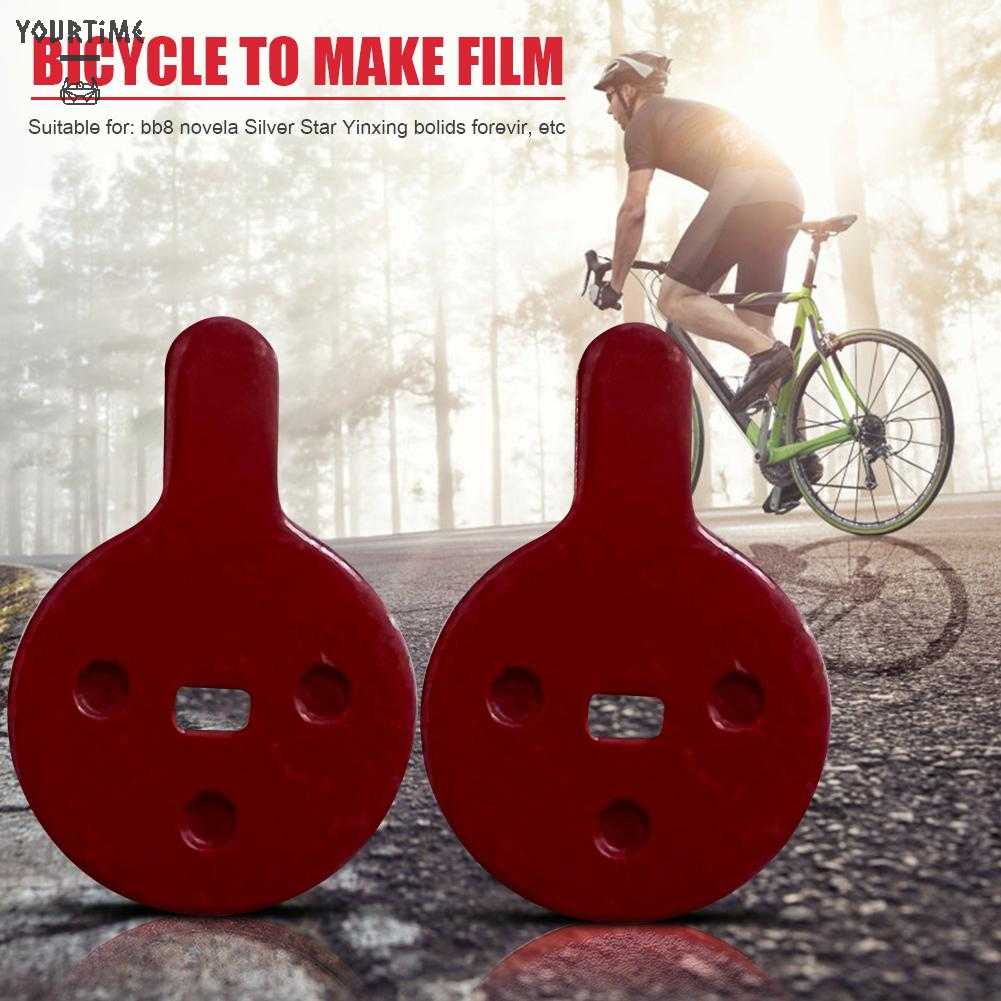 Set 2 Cặp Má Phanh Xe Đạp Leo Núi Bán Kim Loại