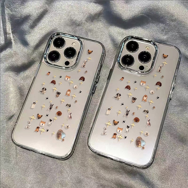 ✅Ốp Điện Thoại Mềm Chống Sốc Họa Tiết Cún Dễ Thương Cho Iphone 13Iphone127In Style / plusmax14pro 11 8