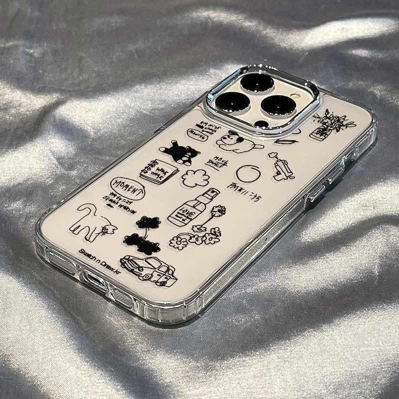 ✅Ốp Điện Thoại Mềm Chống Sốc Họa Tiết Hoạt Hình Cho Iphone 11iPhone12 7In plus8 14pro 13max