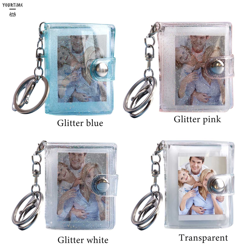 Móc Khóa Album Ảnh 16 Trang Mini Bằng PVC