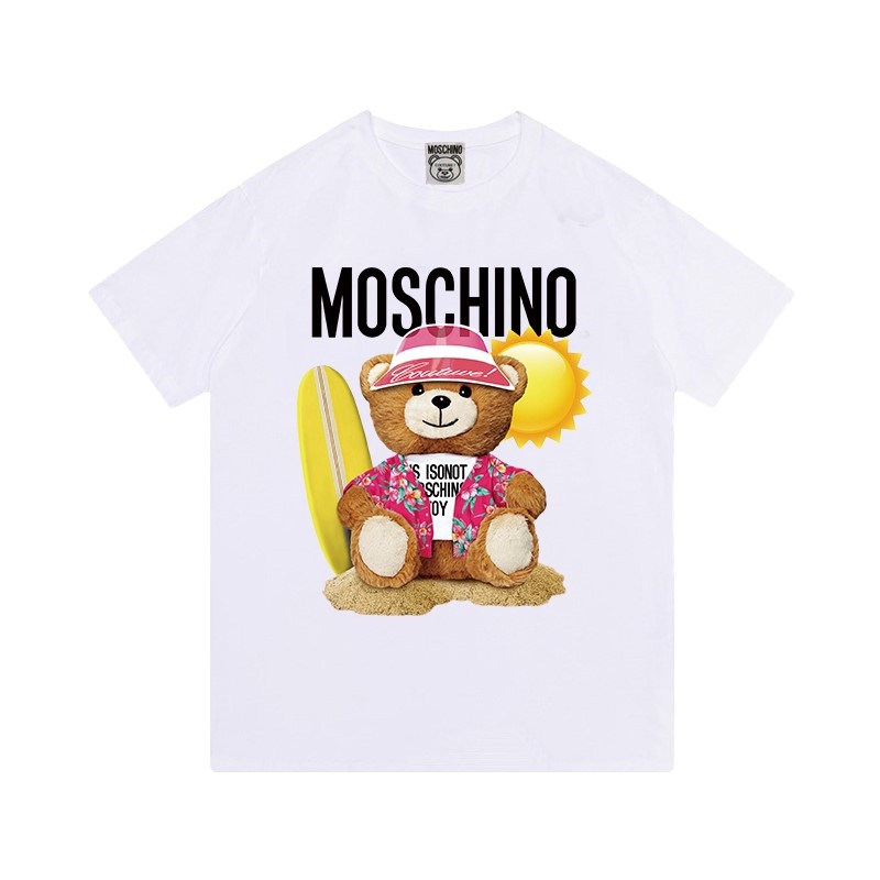 M-os &amp; CH-No &amp; - Áo Thun Tay Ngắn Hình Gấu Mặc Đi Biển Thoải Mái Và Đẹp Mắt unisex