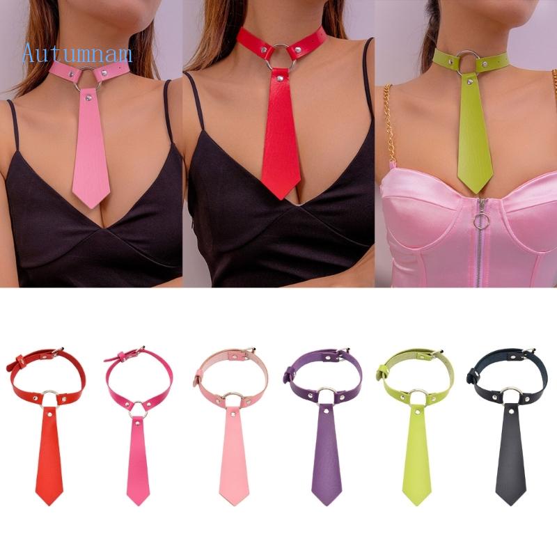 Vòng Cổ Choker Da Phong Cách Punk Thanh Lịch