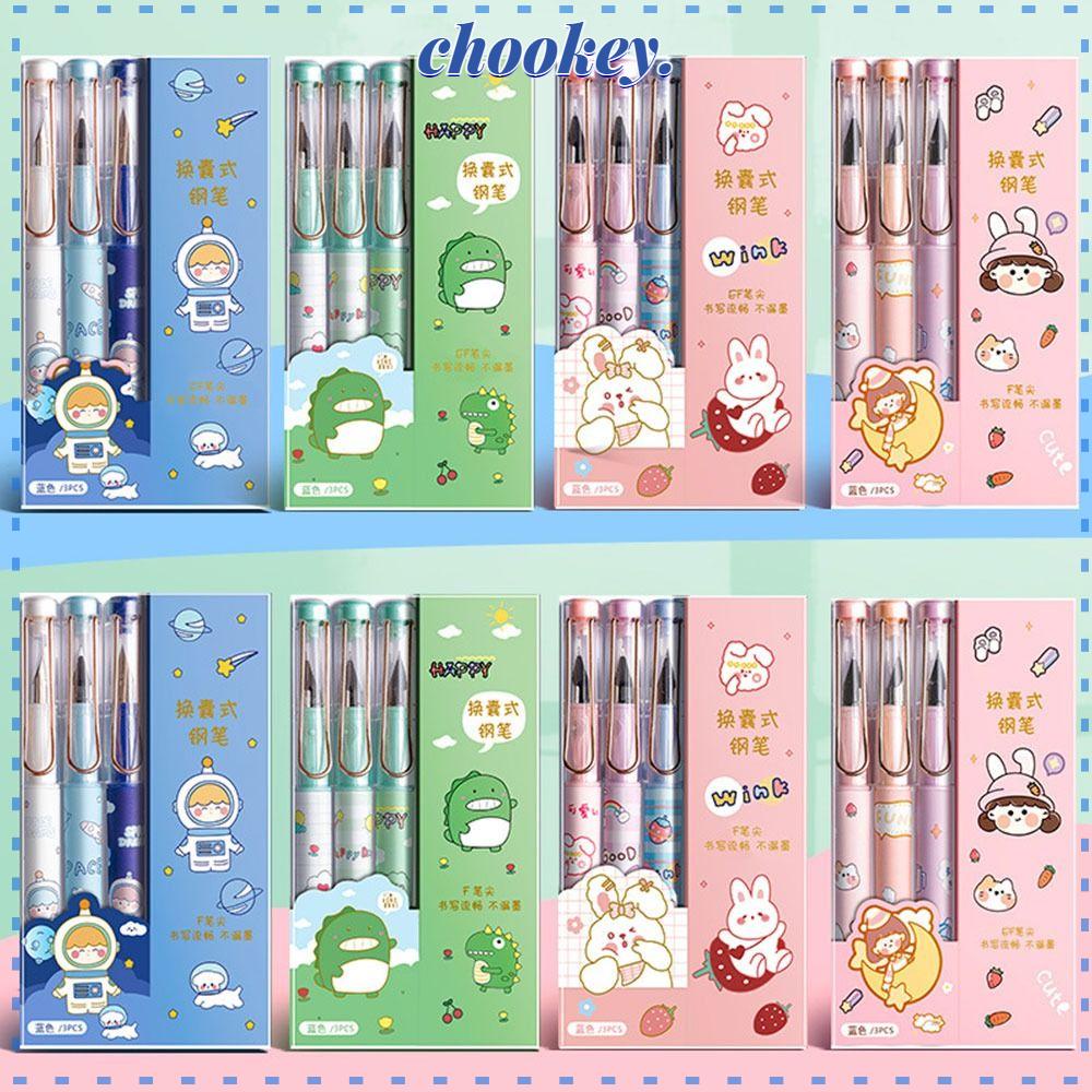 CHOOKEY Bút Mực Gel Màu Xanh Dương Thiết Kế Độc Đáo Tiện Dụng Cho Văn Phòng / Trường Học