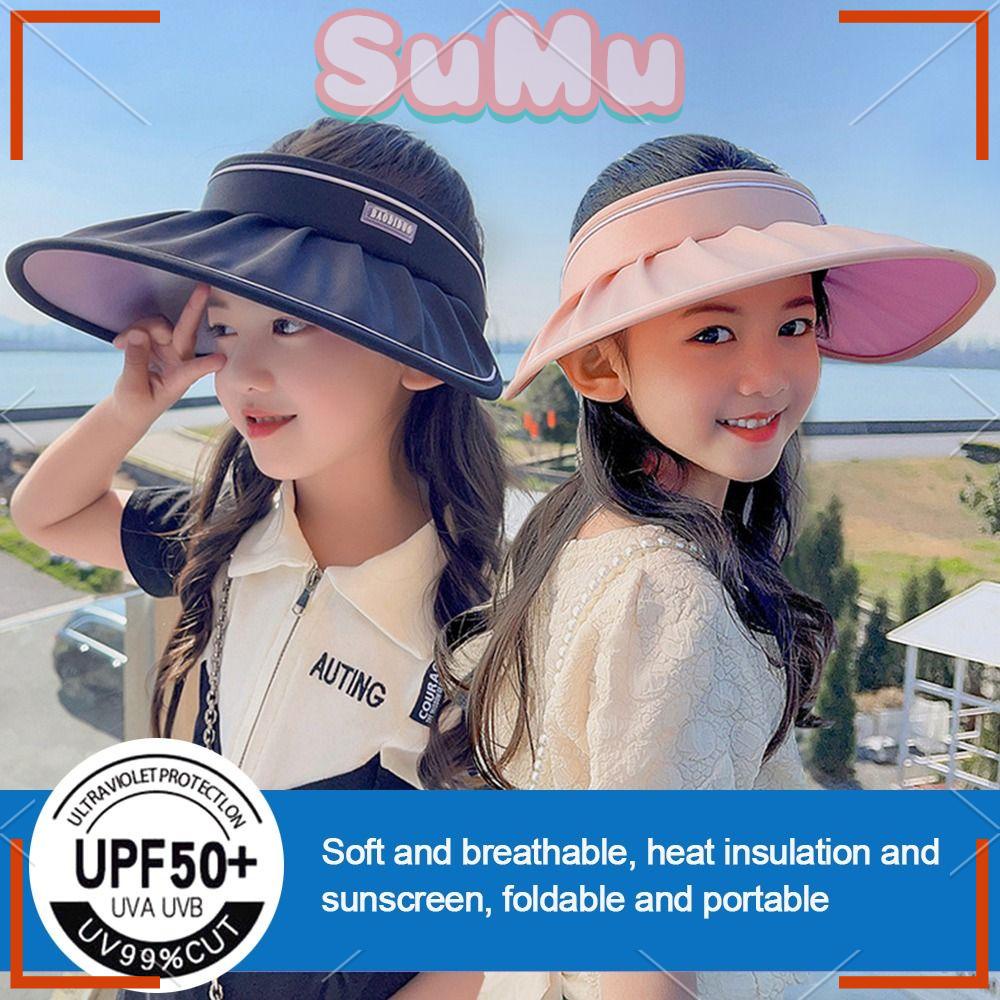 Mũ Lưỡi Trai Nửa Đầu Chống Nắng Chống Tia UV Có Thể Gấp Gọn Tiện Dụng Cho Bé