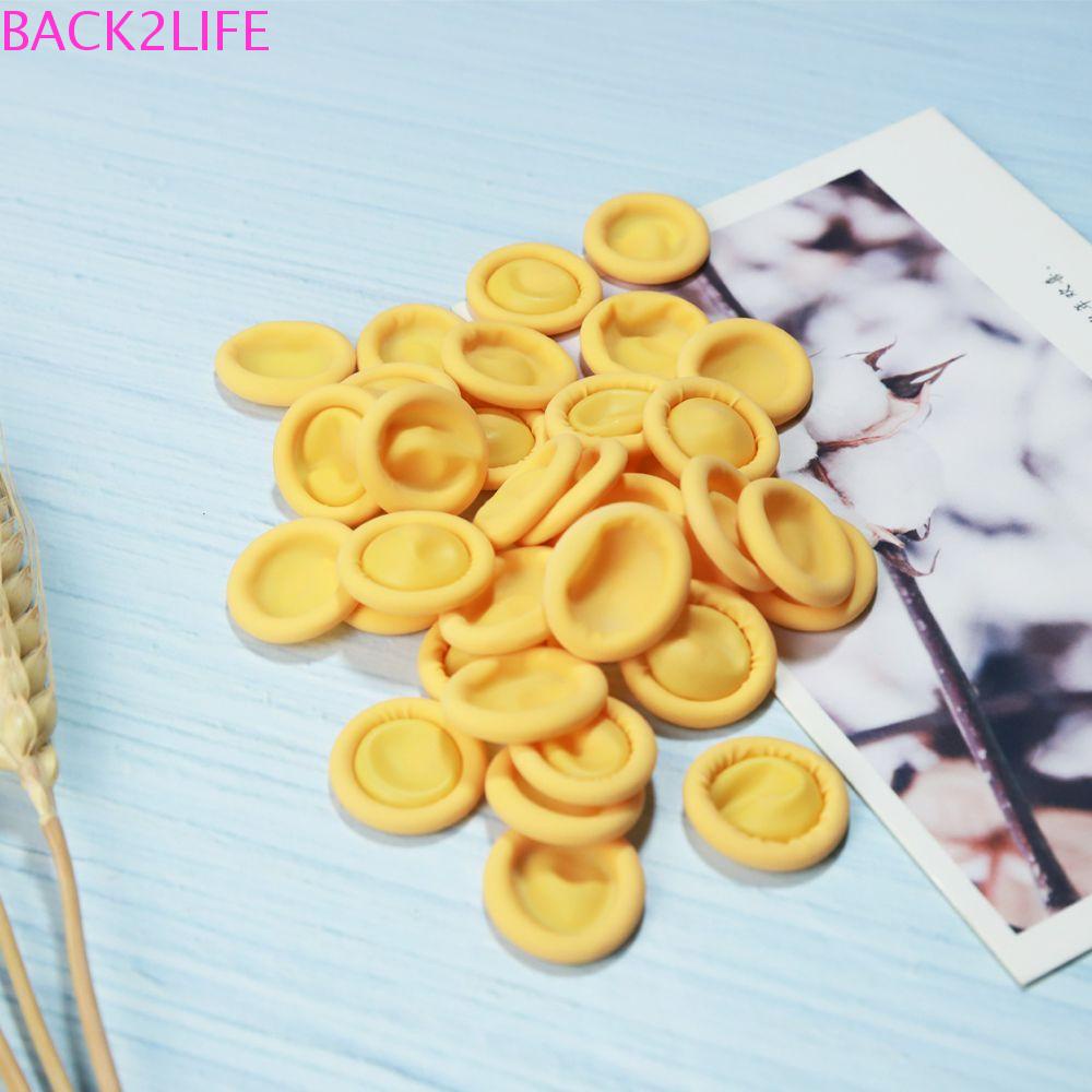 Set 100 Vỏ Bọc Bảo Vệ Ngón Tay Bằng Cao Su Tự Nhiên Màu Trơn