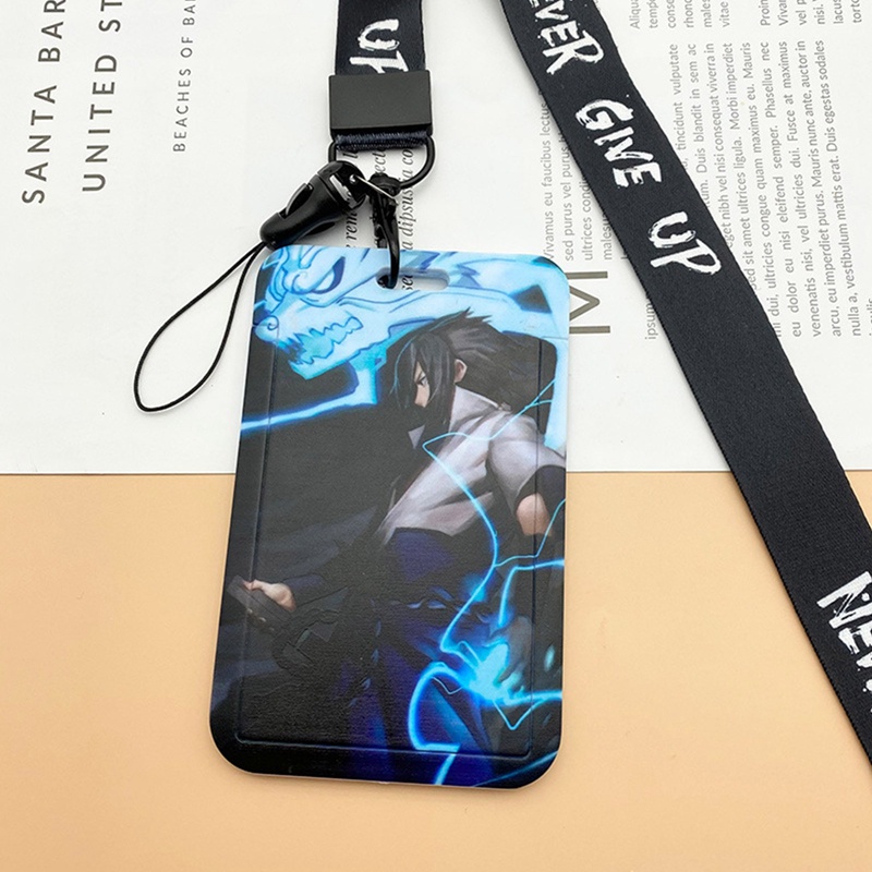 Túi Đựng Thẻ Có Dây Đeo Họa Tiết Anime One Piece / Naruto / Jujutsu Kaisen / Dragon Ball Giá Đỡ