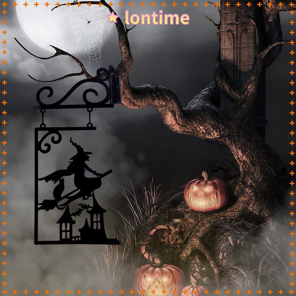 Bảng Kim Loại Treo Tường Trang Trí Phong Cách Halloween