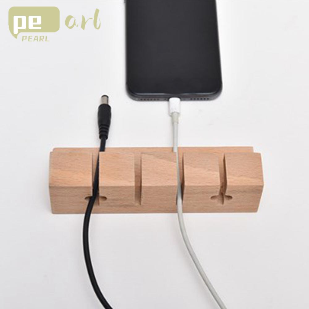 .Khung Gỗ Giữ Dây Cáp Sạc Gọn Gàng Tiện Dụng